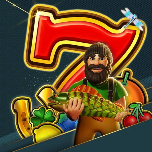 The Clubhouse Casino mobile play artwork with a lucky seven and fruit symbols The Clubhouse Casino mobile play artwork with a lucky seven and fruit symbols